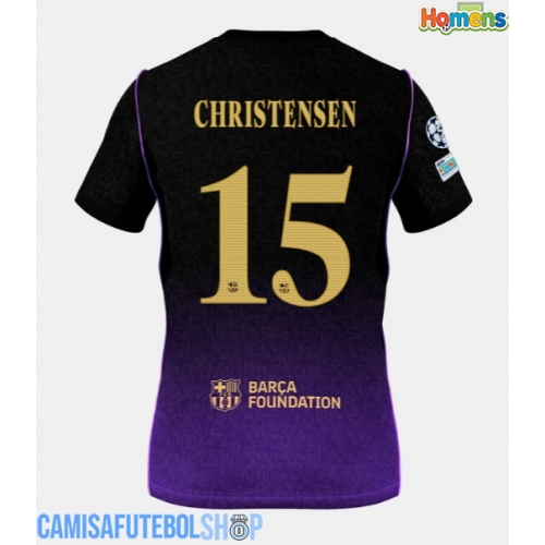 Camisa de time de futebol Barcelona Andreas Christensen #15 Replicas 2º Equipamento 2026-27 Manga Curta